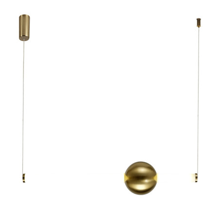 Lampa wisząca O-LINE LED 63 cm mosiądz ST-1688S Step into Design