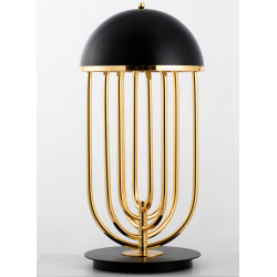 Lampa stołowa DOLCE VITA czarno złota 60 cm ST-1602 black Step into Design