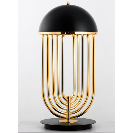 Lampa stołowa DOLCE VITA czarno złota 60 cm ST-1602 black Step into Design