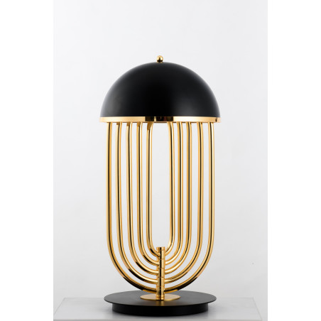 Lampa stołowa DOLCE VITA czarno złota 60 cm ST-1602 black Step into Design
