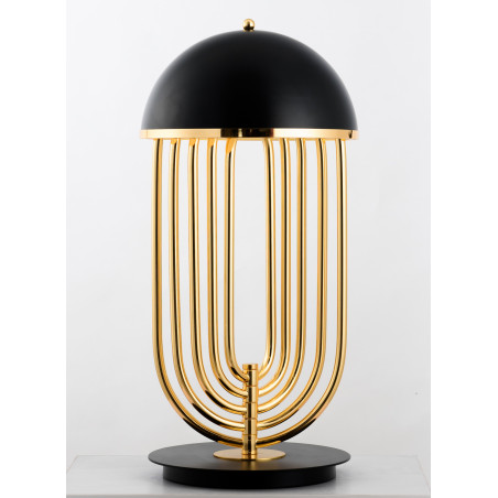 Lampa stołowa DOLCE VITA czarno złota 60 cm ST-1602 black Step into Design