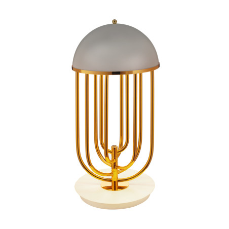 Lampa stołowa DOLCE VITA biało złota 60 cm ST-1602 white Step into Design