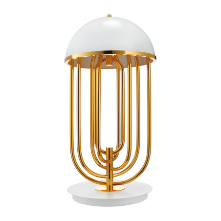 Lampa stołowa DOLCE VITA biało złota 60 cm ST-1602 white Step into Design