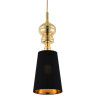 Lampa wisząca QUEEN-1 złoto czarna 18 cm MP-8846-18 black gold Step into Design