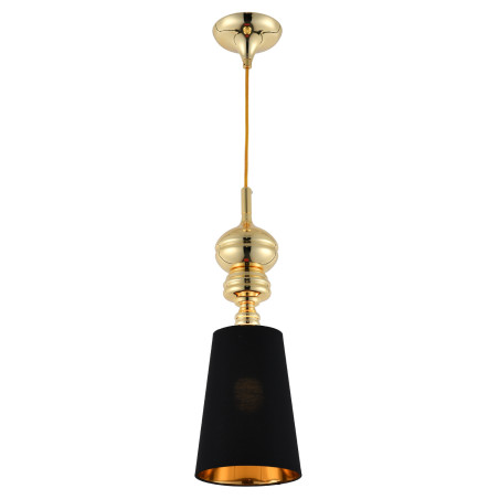 Lampa wisząca QUEEN-1 złoto czarna 18 cm MP-8846-18 black gold Step into Design