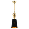 Lampa wisząca QUEEN-1 złoto czarna 18 cm MP-8846-18 black gold Step into Design