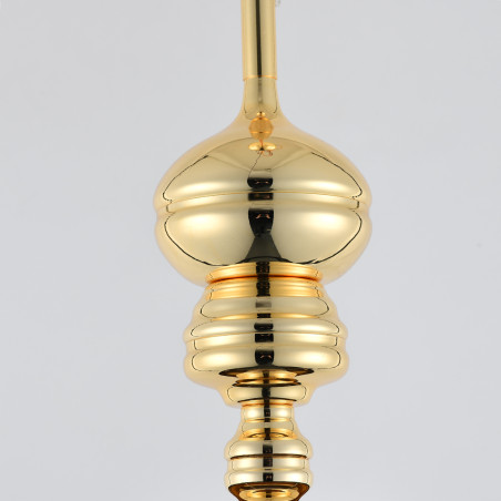 Lampa wisząca QUEEN-1 złoto czarna 18 cm MP-8846-18 black gold Step into Design