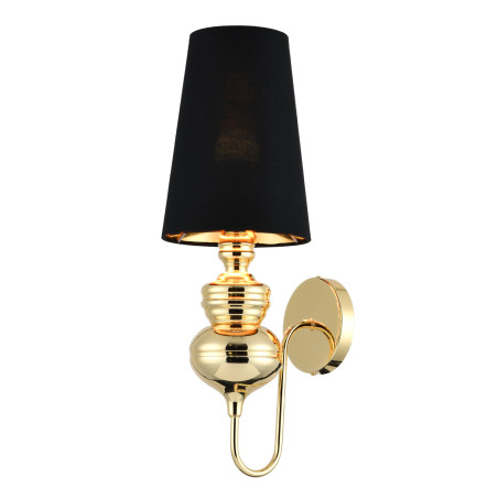 Lampa ścienna QUEEN złoto czarna 18 cm MB-8046-18 black gold Step into Design