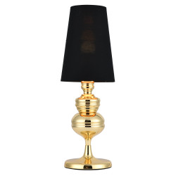 Lampa stołowa QUEEN złoto czarna 18 cm MT-8046-18 black gold Step into Design