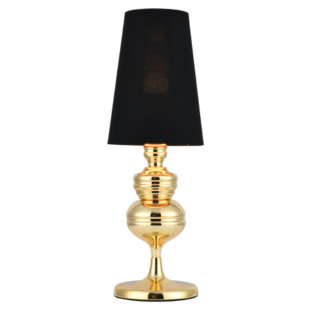 Lampa stołowa QUEEN złoto czarna 18 cm MT-8046-18 black gold Step into Design