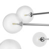 Lampa wisząca SOLA chrom 75 cm ST-5020-12 Step into Design