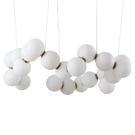Lampa wisząca CORALLI-80 biało-mosiężna 80 cm DP0254-800 Step into Design