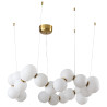 Lampa wisząca CORALLI-80 biało-mosiężna 80 cm DP0254-800 Step into Design