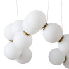Lampa wisząca CORALLI-80 biało-mosiężna 80 cm DP0254-800 Step into Design