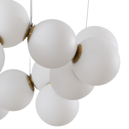 Lampa wisząca CORALLI-80 biało-mosiężna 80 cm DP0254-800 Step into Design