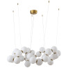 Lampa wisząca CORALLI-100 biało-mosiężna 100 cm DP0254-1000 Step into Design