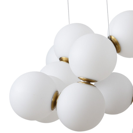 Lampa wisząca CORALLI-100 biało-mosiężna 100 cm DP0254-1000 Step into Design