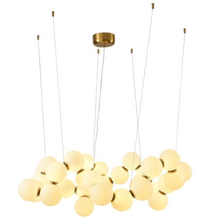 Lampa wisząca CORALLI-100 biało-mosiężna 100 cm DP0254-1000 Step into Design