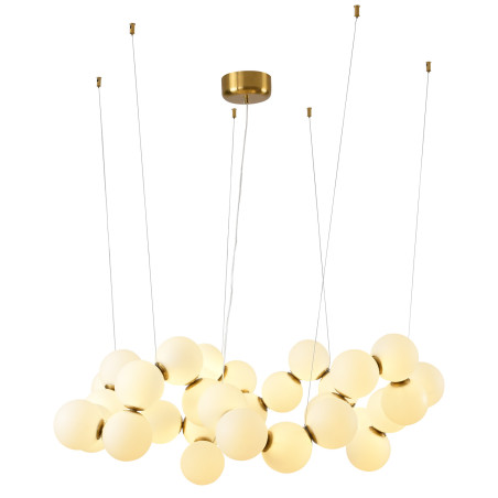 Lampa wisząca CORALLI-100 biało-mosiężna 100 cm DP0254-1000 Step into Design