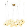 Lampa wisząca CORALLI-100 biało-mosiężna 100 cm DP0254-1000 Step into Design