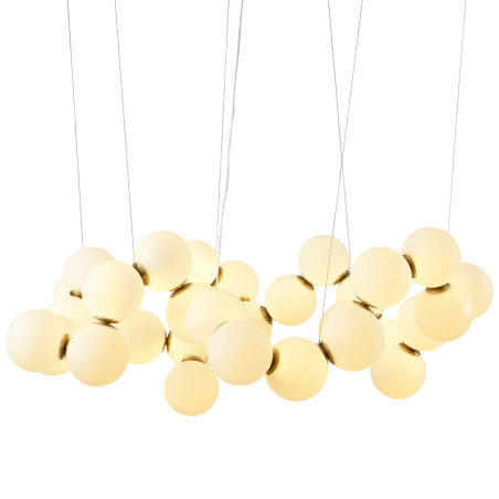 Lampa wisząca CORALLI-100 biało-mosiężna 100 cm DP0254-1000 Step into Design