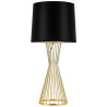 Lampa stołowa FILO TABLE czarno - złota 85 cm MT1235 Step into Design