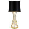 Lampa stołowa FILO TABLE czarno - złota 85 cm MT1235 Step into Design