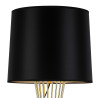 Lampa stołowa FILO TABLE czarno - złota 85 cm MT1235 Step into Design