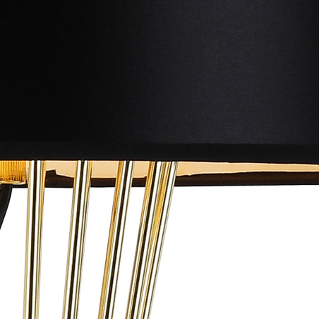 Lampa stołowa FILO TABLE czarno - złota 85 cm MT1235 Step into Design