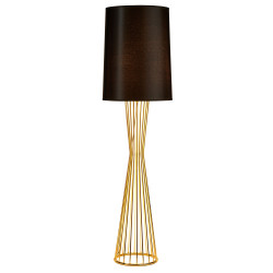 Lampa podłogowa FILO-1 czarno - złota 145 cm MF1235 Step into Design