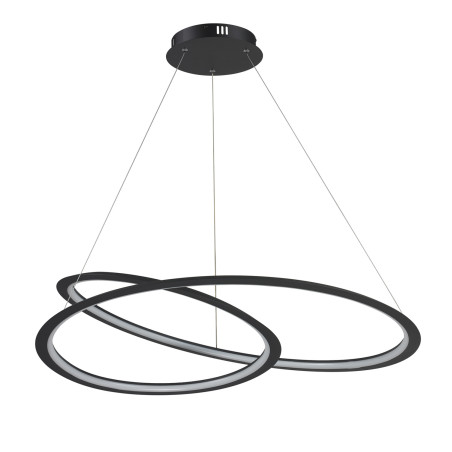 Lampa wisząca SPIRELLO ledowa czarna 80 cm ST-8826P/B Step into Design