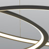 Lampa wisząca SPIRELLO ledowa czarna 80 cm ST-8826P/B Step into Design