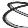 Lampa wisząca SPIRELLO ledowa czarna 80 cm ST-8826P/B Step into Design