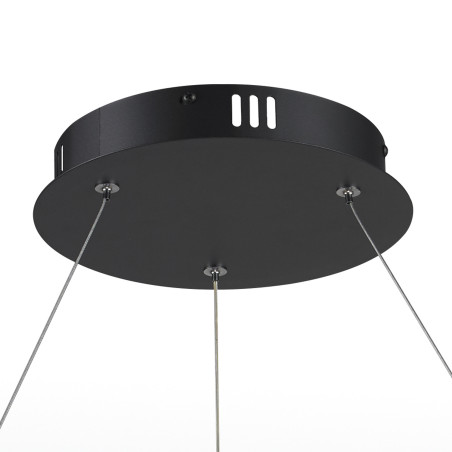 Lampa wisząca SPIRELLO ledowa czarna 80 cm ST-8826P/B Step into Design
