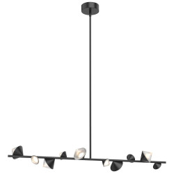 Lampa wisząca CONE LED czarna 130 cm ST-10307P-130 black Step into Design