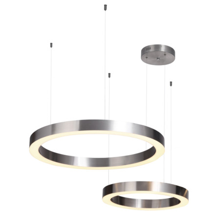 Lampa wisząca CIRCLE 40+60 LED nikiel na 1 podsufitce ST-8848-40+60 nickel Step into Design