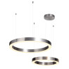 Lampa wisząca CIRCLE 40+60 LED nikiel na 1 podsufitce ST-8848-40+60 nickel Step into Design