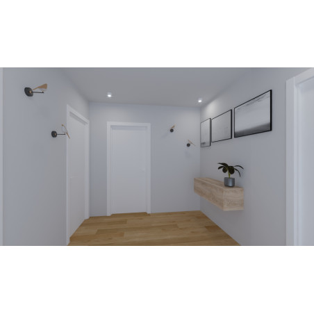 Lampa ścienna PTAK TIT LED złoto-czarna 28 cm ST-9008-W Step into Design