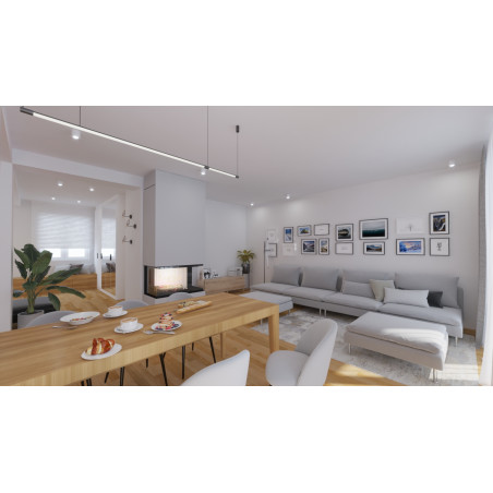 Lampa ścienna PTAK TIT LED złoto-czarna 28 cm ST-9008-W Step into Design