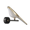 Lampa ścienna PTAK TIT LED złoto-czarna 28 cm ST-9008-W Step into Design