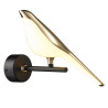 Lampa ścienna PTAK TIT LED złoto-czarna 28 cm ST-9008-W Step into Design