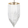 Lampa wisząca WAVE złota 40 cm DP0339-400 gold Step into Design