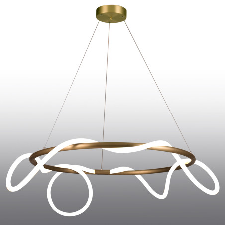 Lampa wisząca FANTASIA ROUND LED złota 60 cm ST-9282R/D60 Step into Design