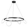 Lampa wisząca FANTASIA ROUND LED czarna 60 cm ST-9282R/D60 black Step into Design