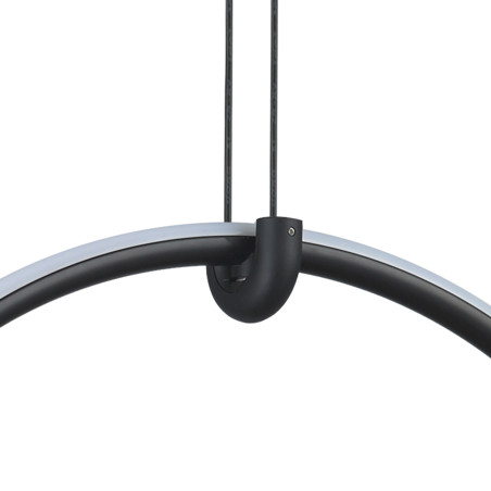 Lampa wisząca COCO 1 LED czarna 40 cm ST-10339P/1H Step into Design