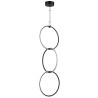 Lampa wisząca COCO 3 LED czarna 40 cm ST-10339P/3H Step into Design