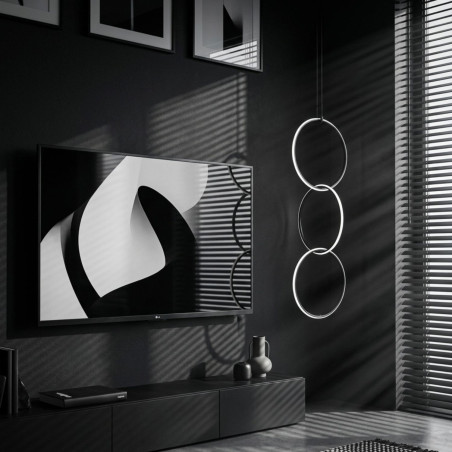 Lampa wisząca COCO 3 LED czarna 40 cm ST-10339P/3H Step into Design