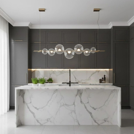 Lampa wisząca AMORE LED złota 153 cm ST-8869P-L Step into Design