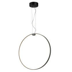 Lampa wisząca ACIRCULO led czarna 50 cm ST-10453P-D500A black Step into Design