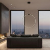 Lampa wisząca ACIRCULO led czarna 50 cm ST-10453P-D500A black Step into Design